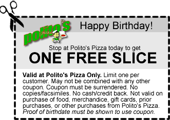 Boston pizza free birthday coupon